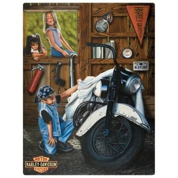 Harley-Davidson® Curious Kids Tin Sign 2010901