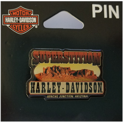 Superstition Harley-Davidson® Dealership Logo Custom Pin, PNCUS0302