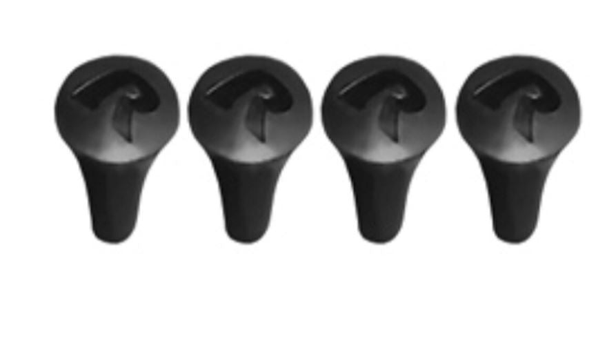 RAM® X-Grip® Rubber Cap 4-Pack Replacement, 219166