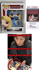 Jennifer Tilly signed CHUCKY "TIFFANY" Funko EXACT PROOF Love Will Inscript JSA