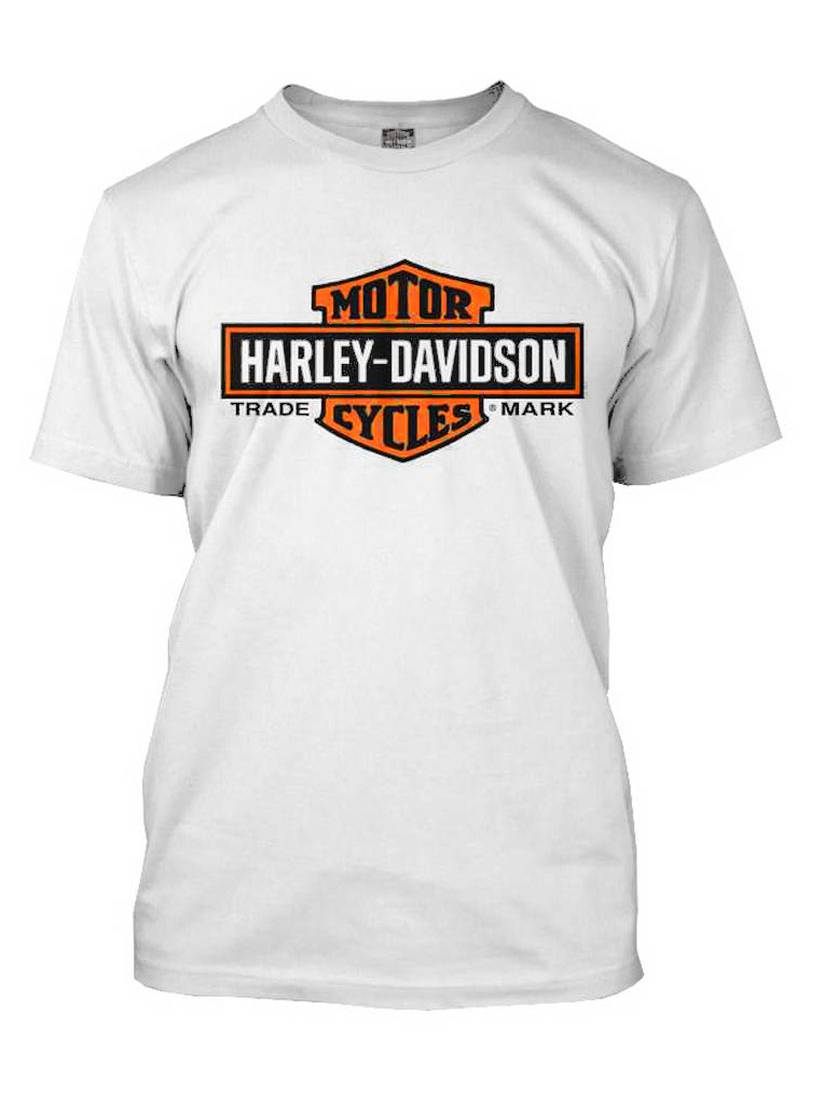 Harley-Davidson® Elongated Bar & Shield Coyote Moon Short Sleeve T-Shirt, Black or White - Superstition Harley-Davidson