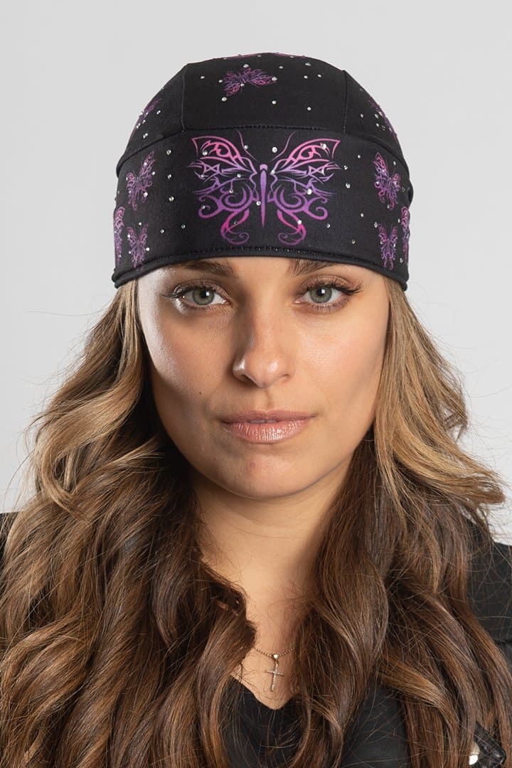 Hair Glove® Tribal Butterflies w/ Gems Full Head Wrap 50290