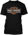 Harley-Davidson® Elongated Bar & Shield Coyote Moon Short Sleeve T-Shirt, Black or White - Superstition Harley-Davidson