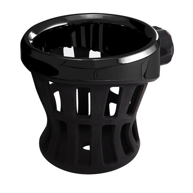 CIRO® Black Motorcycle Drink Holder for 1-1/4" Handlebars, 0636-0086