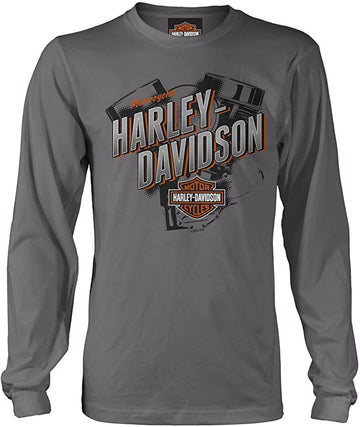 Harley-Davidson® Men's To The Limit Miner Girl Long Sleeve Tee