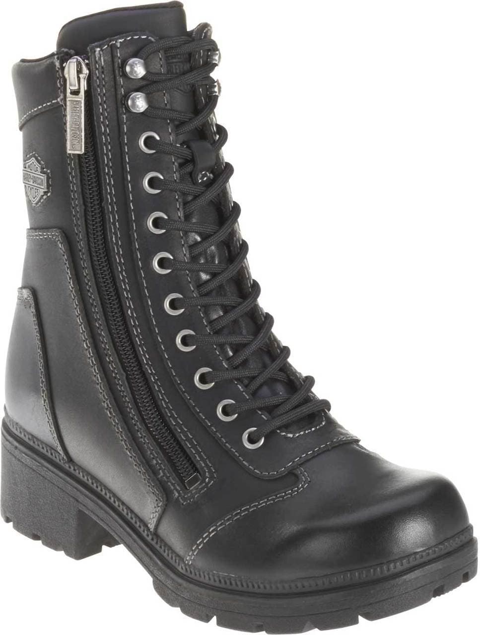 Harley-Davidson® Women's Tessa Leather Combat Style Boots D85262