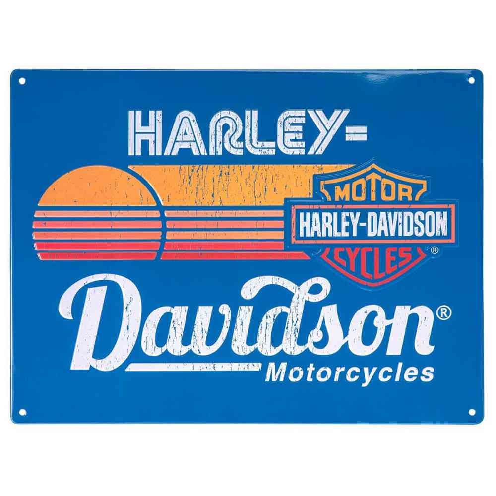 Harley-Davidson® Bar & Shield Sunset Tin Sign, HDL-15541