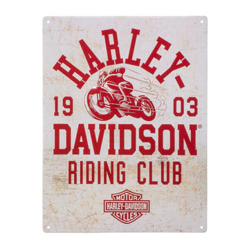 Harley-Davidson® Riding Club Tin Sign, HDL-15545