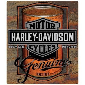 Harley-Davidson® Can Label Embossed Tin Sign, 2010931