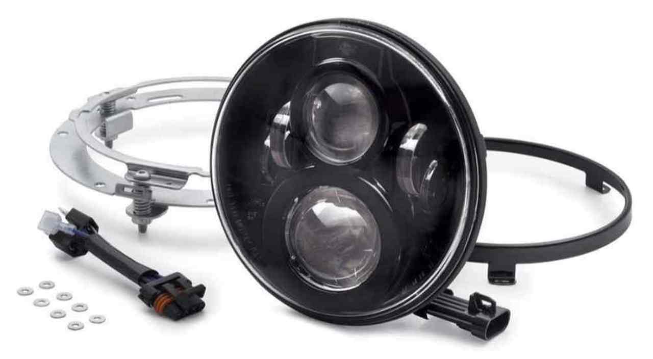 Harley-Davidson® 7" Daymaker Projector LED Headlamp - Gloss Black, 67700266