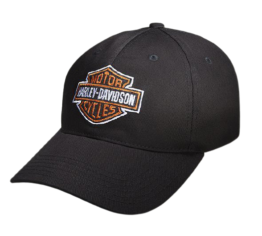 Harley-Davidson® Classic Bar & Shield Stretch Fit Cap, Black