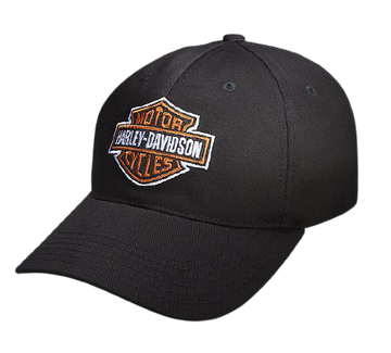 Harley-Davidson® Classic Bar & Shield Stretch Fit Cap, Black