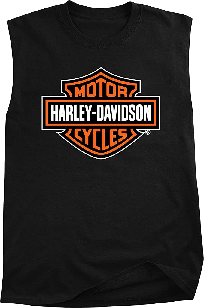 Harley-Davidson® Men's Bar & Shield Map Back Sleeveless Tee, Black