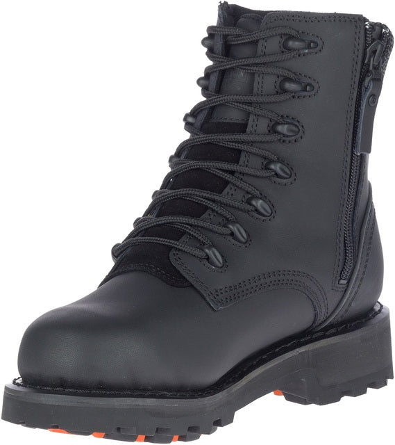 Harley-Davidson® Women's Landers 6-Inch Black Motorcycle Boots, D84757