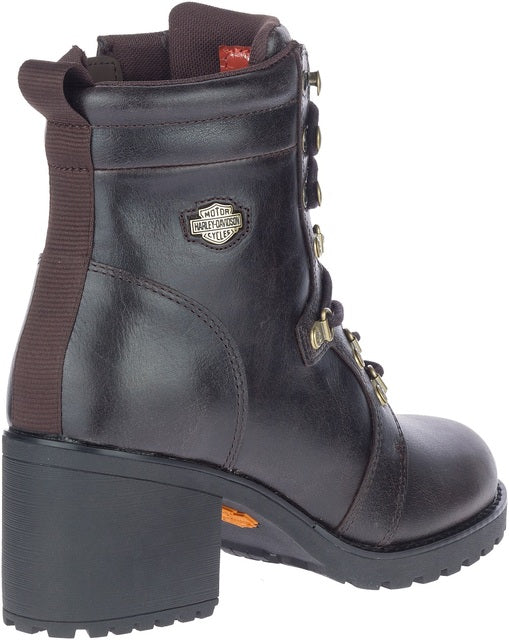 Harley-Davidson® Women's Marinda 5-Inch Brown Motorcycle Boots, D84761