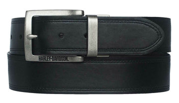 Harley-Davidson® Men's Traditional H-D Reversible Leather Belt - Black/Brown