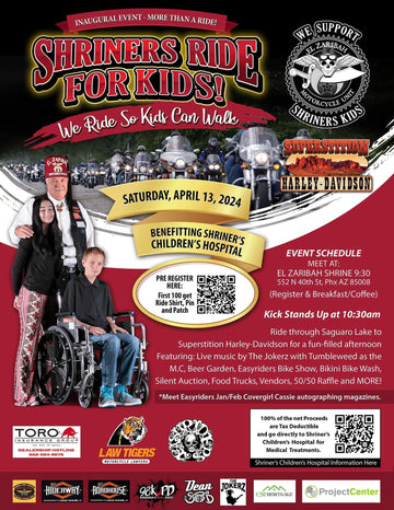 Single Pre-Registration  - Shriners Ride For Kids